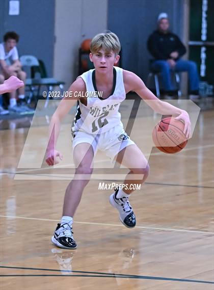 Thumbnail 1 in Davenport vs New Braunfels Christian Academy (Marion Basketball Tournament) photogallery.