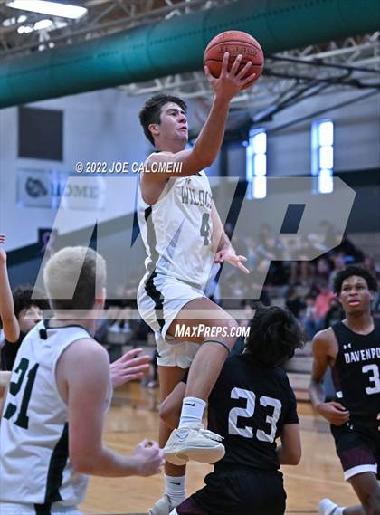 Thumbnail 2 in Davenport vs New Braunfels Christian Academy (Marion Basketball Tournament) photogallery.