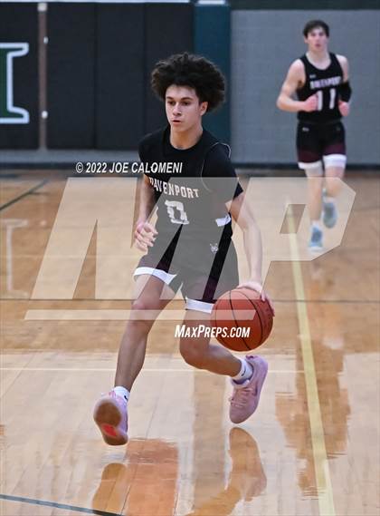 Thumbnail 2 in Davenport vs New Braunfels Christian Academy (Marion Basketball Tournament) photogallery.