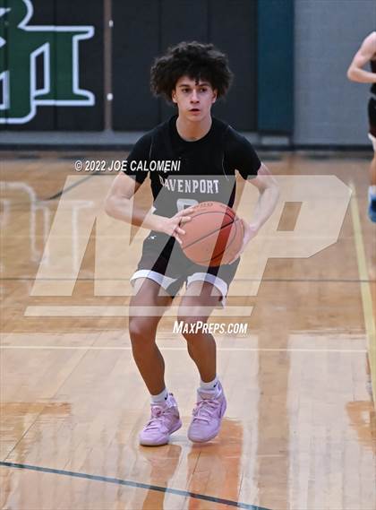 Thumbnail 2 in Davenport vs New Braunfels Christian Academy (Marion Basketball Tournament) photogallery.