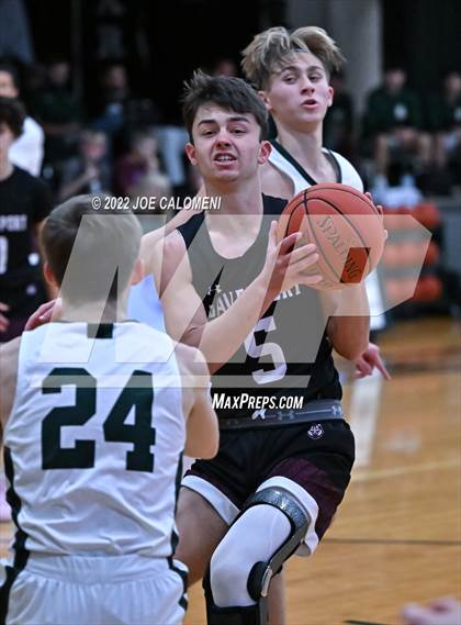 Thumbnail 1 in Davenport vs New Braunfels Christian Academy (Marion Basketball Tournament) photogallery.