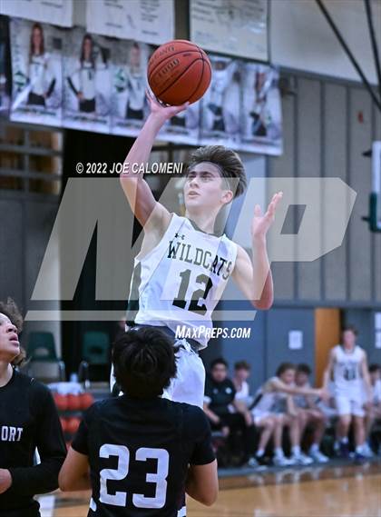Thumbnail 2 in Davenport vs New Braunfels Christian Academy (Marion Basketball Tournament) photogallery.