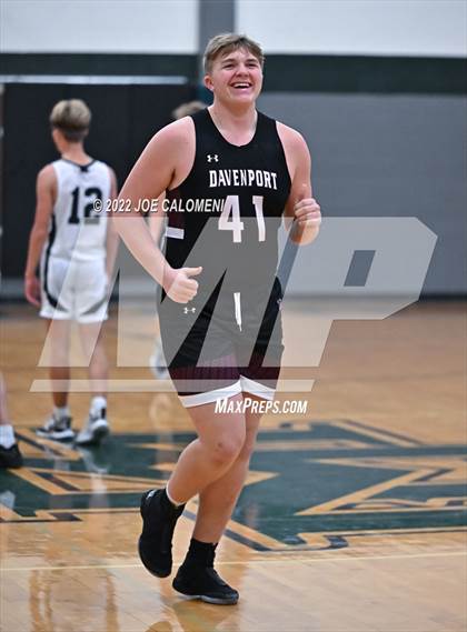 Thumbnail 3 in Davenport vs New Braunfels Christian Academy (Marion Basketball Tournament) photogallery.