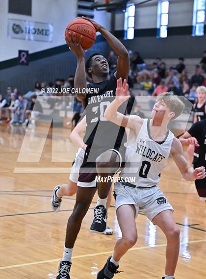Thumbnail 3 in Davenport vs New Braunfels Christian Academy (Marion Basketball Tournament) photogallery.