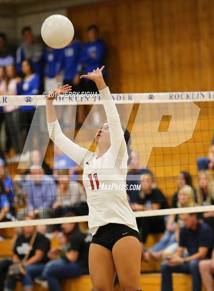 Thumbnail 2 in Lincoln(Stockton) @ Rocklin (CIF SJS D1 Playoffs) photogallery.