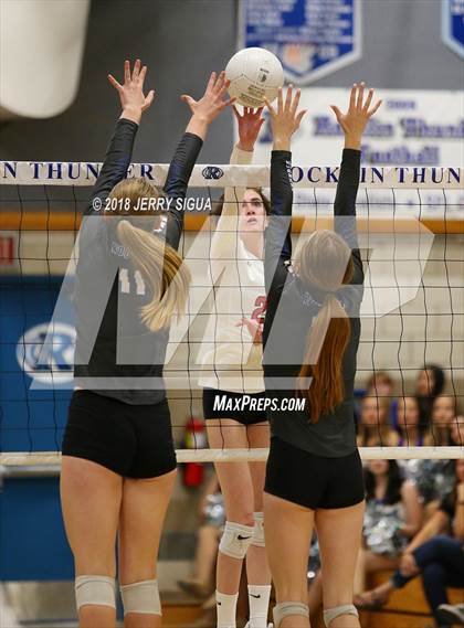 Thumbnail 1 in Lincoln(Stockton) @ Rocklin (CIF SJS D1 Playoffs) photogallery.
