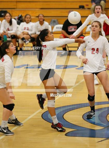 Thumbnail 1 in Lincoln(Stockton) @ Rocklin (CIF SJS D1 Playoffs) photogallery.