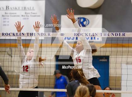 Thumbnail 2 in Lincoln(Stockton) @ Rocklin (CIF SJS D1 Playoffs) photogallery.