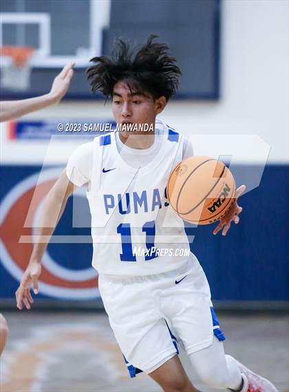 Thumbnail 2 in El Camino Real vs Northridge Academy  (8th Annual West Valley Tip-Off Classic) photogallery.