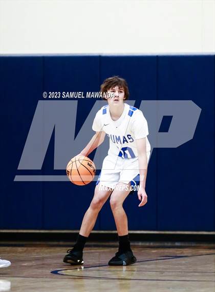 Thumbnail 1 in El Camino Real vs Northridge Academy  (8th Annual West Valley Tip-Off Classic) photogallery.