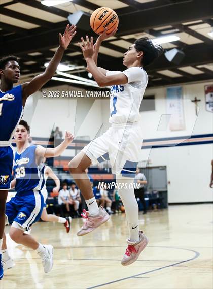 Thumbnail 3 in El Camino Real vs Northridge Academy  (8th Annual West Valley Tip-Off Classic) photogallery.