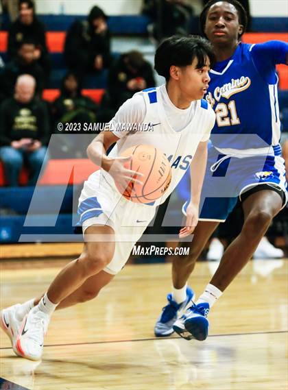 Thumbnail 2 in El Camino Real vs Northridge Academy  (8th Annual West Valley Tip-Off Classic) photogallery.