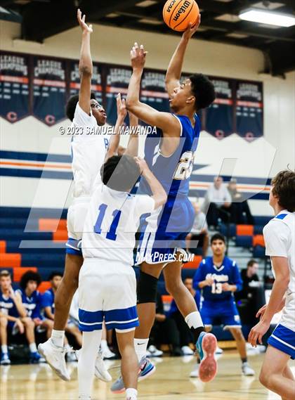 Thumbnail 3 in El Camino Real vs Northridge Academy  (8th Annual West Valley Tip-Off Classic) photogallery.