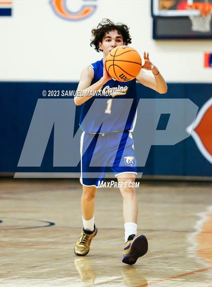 Thumbnail 2 in El Camino Real vs Northridge Academy  (8th Annual West Valley Tip-Off Classic) photogallery.