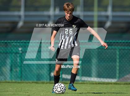 Thumbnail 3 in Greenfield vs. Christ School (Ravenscroft Soccer Invitational) photogallery.