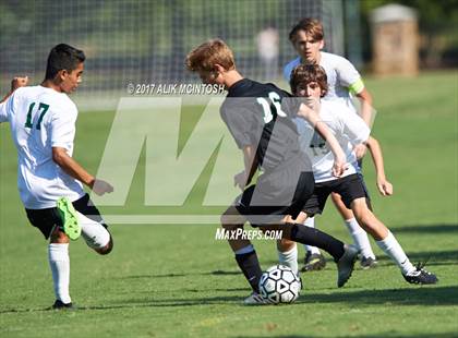 Thumbnail 1 in Greenfield vs. Christ School (Ravenscroft Soccer Invitational) photogallery.