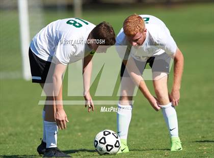 Thumbnail 1 in Greenfield vs. Christ School (Ravenscroft Soccer Invitational) photogallery.