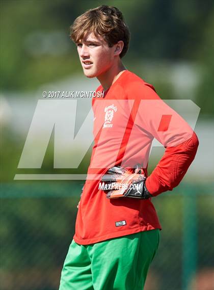 Thumbnail 1 in Greenfield vs. Christ School (Ravenscroft Soccer Invitational) photogallery.
