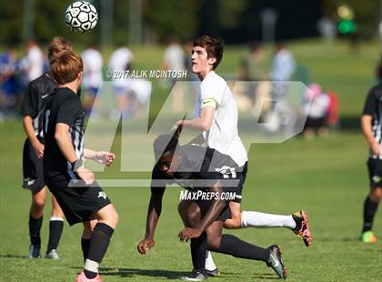 Thumbnail 2 in Greenfield vs. Christ School (Ravenscroft Soccer Invitational) photogallery.