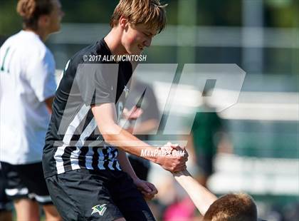 Thumbnail 3 in Greenfield vs. Christ School (Ravenscroft Soccer Invitational) photogallery.