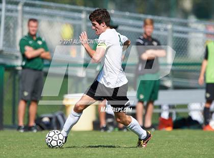 Thumbnail 2 in Greenfield vs. Christ School (Ravenscroft Soccer Invitational) photogallery.