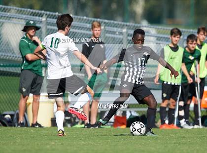Thumbnail 2 in Greenfield vs. Christ School (Ravenscroft Soccer Invitational) photogallery.