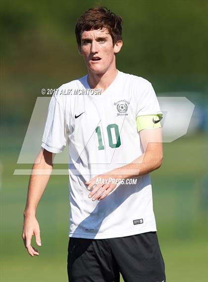 Thumbnail 3 in Greenfield vs. Christ School (Ravenscroft Soccer Invitational) photogallery.