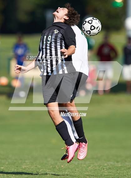 Thumbnail 3 in Greenfield vs. Christ School (Ravenscroft Soccer Invitational) photogallery.