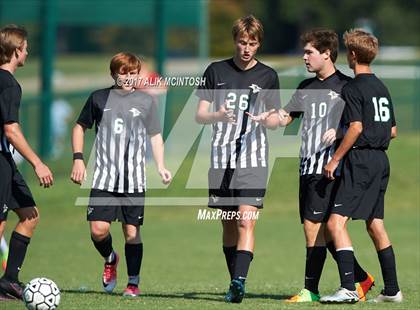 Thumbnail 1 in Greenfield vs. Christ School (Ravenscroft Soccer Invitational) photogallery.