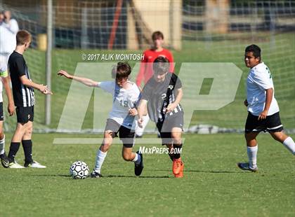 Thumbnail 1 in Greenfield vs. Christ School (Ravenscroft Soccer Invitational) photogallery.