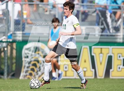 Thumbnail 2 in Greenfield vs. Christ School (Ravenscroft Soccer Invitational) photogallery.