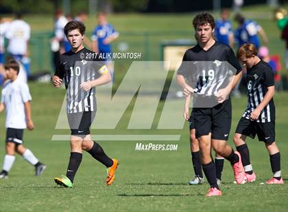 Thumbnail 2 in Greenfield vs. Christ School (Ravenscroft Soccer Invitational) photogallery.