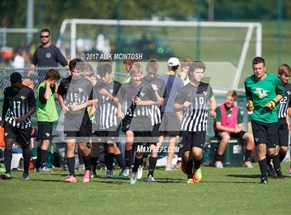 Thumbnail 2 in Greenfield vs. Christ School (Ravenscroft Soccer Invitational) photogallery.