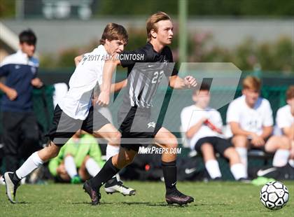 Thumbnail 1 in Greenfield vs. Christ School (Ravenscroft Soccer Invitational) photogallery.