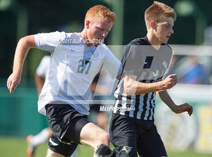 Thumbnail 3 in Greenfield vs. Christ School (Ravenscroft Soccer Invitational) photogallery.