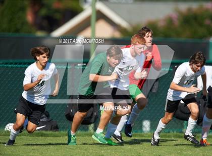 Thumbnail 1 in Greenfield vs. Christ School (Ravenscroft Soccer Invitational) photogallery.