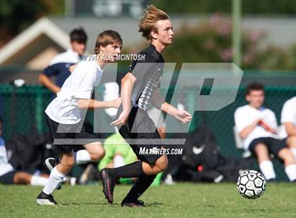 Thumbnail 3 in Greenfield vs. Christ School (Ravenscroft Soccer Invitational) photogallery.