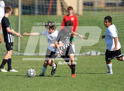 Thumbnail 2 in Greenfield vs. Christ School (Ravenscroft Soccer Invitational) photogallery.
