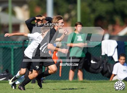 Thumbnail 2 in Greenfield vs. Christ School (Ravenscroft Soccer Invitational) photogallery.