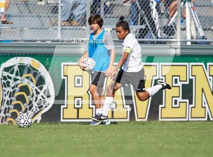 Thumbnail 2 in Greenfield vs. Christ School (Ravenscroft Soccer Invitational) photogallery.