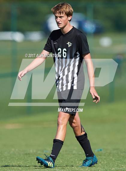 Thumbnail 3 in Greenfield vs. Christ School (Ravenscroft Soccer Invitational) photogallery.