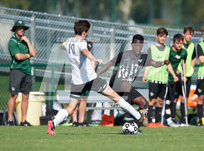Thumbnail 3 in Greenfield vs. Christ School (Ravenscroft Soccer Invitational) photogallery.