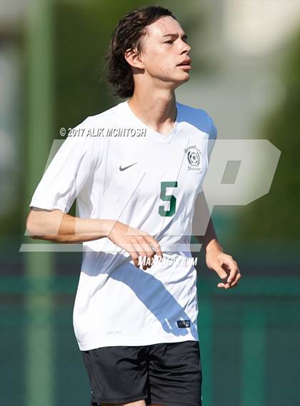 Thumbnail 3 in Greenfield vs. Christ School (Ravenscroft Soccer Invitational) photogallery.