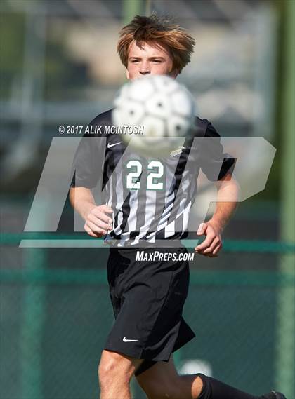 Thumbnail 1 in Greenfield vs. Christ School (Ravenscroft Soccer Invitational) photogallery.