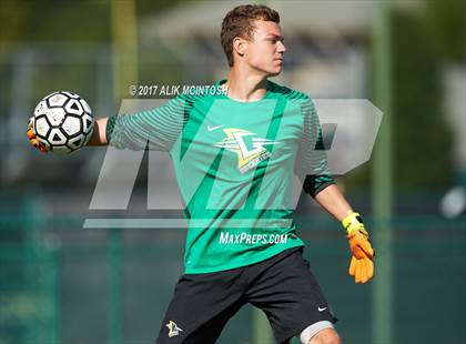 Thumbnail 1 in Greenfield vs. Christ School (Ravenscroft Soccer Invitational) photogallery.