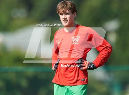 Thumbnail 2 in Greenfield vs. Christ School (Ravenscroft Soccer Invitational) photogallery.
