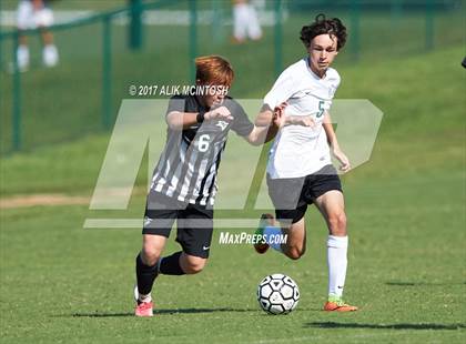 Thumbnail 2 in Greenfield vs. Christ School (Ravenscroft Soccer Invitational) photogallery.