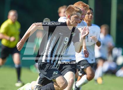 Thumbnail 2 in Greenfield vs. Christ School (Ravenscroft Soccer Invitational) photogallery.