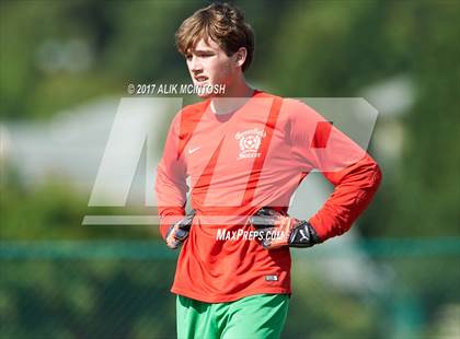 Thumbnail 3 in Greenfield vs. Christ School (Ravenscroft Soccer Invitational) photogallery.