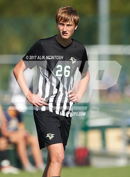 Thumbnail 1 in Greenfield vs. Christ School (Ravenscroft Soccer Invitational) photogallery.